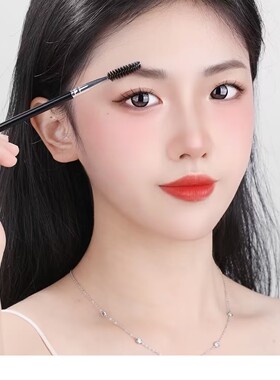 双头眉刷眉粉刷笔睫毛卷刷眼影化妆刷睫毛刷刀锋遮瑕一支眼部野生