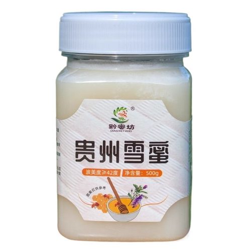 贵州雪蜜纯正天然无添加贵州深山苕子花蜜一年仅割一次椴树雪蜜 - 图3
