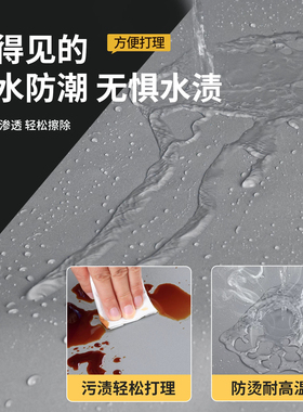 灰色贴纸墙纸自粘防水防潮