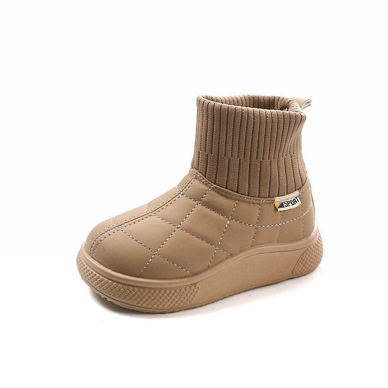 男女童雪地靴2025新款冬季儿童棉鞋宝宝鞋子加绒保暖小女孩靴防水,淘宝优惠券,粉丝福利购,淘宝优惠卷
