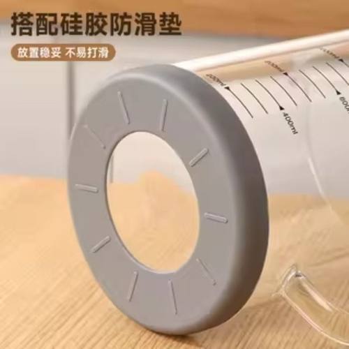 新款豆浆过滤网神器超细网筛中药滤渣榨果汁过滤大容量玻璃油渣壶 - 图3