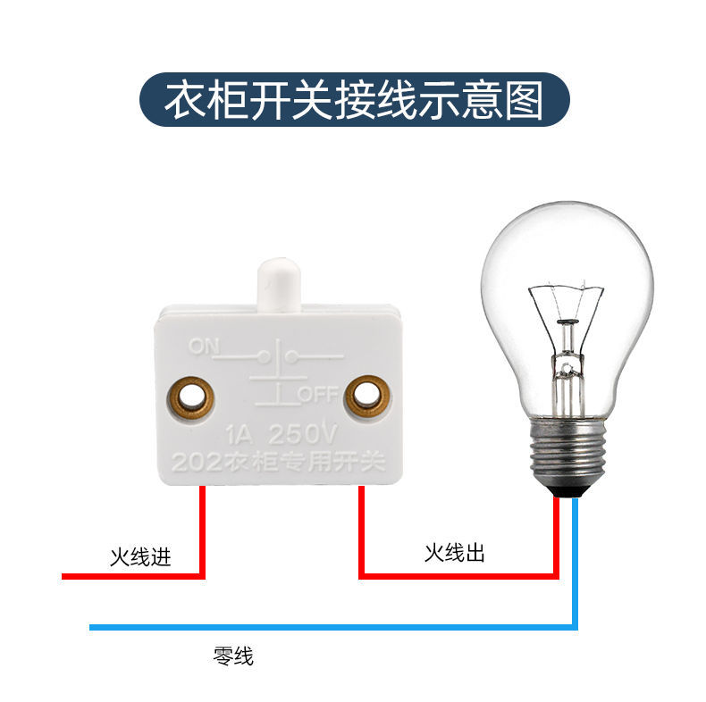 酒店橱柜自动开门亮关门灯灭酒柜门碰撞按压感应碰触门控衣柜开关 - 图0