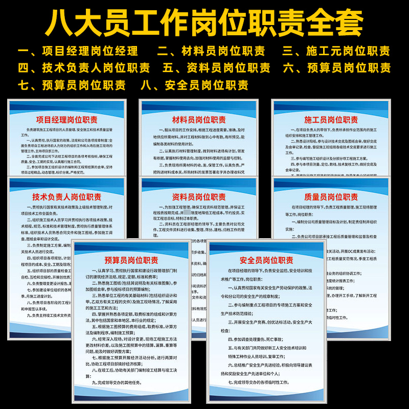 建筑工地五牌一图安全文明施工牌警示牌五图一牌现场标识牌铭牌警示标牌项目部岗位职责制度牌标语六图消防 - 图1