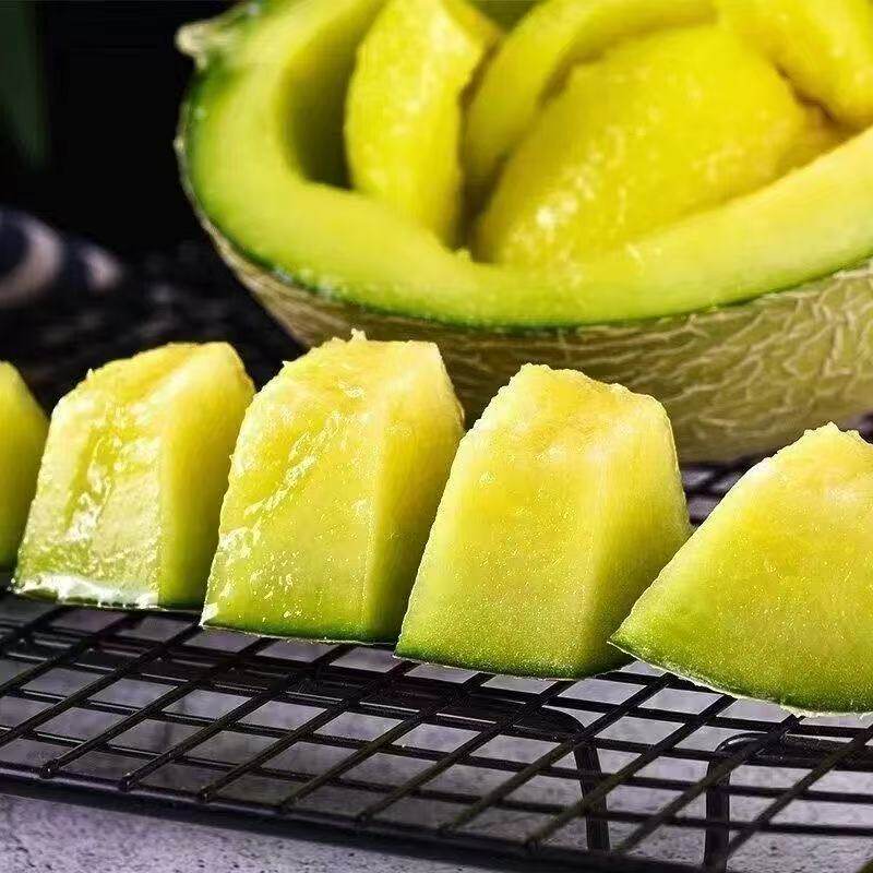 现摘海南网纹蜜瓜带箱5斤正宗新蜜瓜疆冰淇淋网纹密瓜新鲜