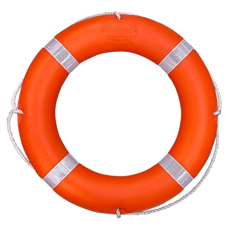 应急防汛救生圈船用专业实心泡沫塑料成人大人游泳救生圈救生绳-图3