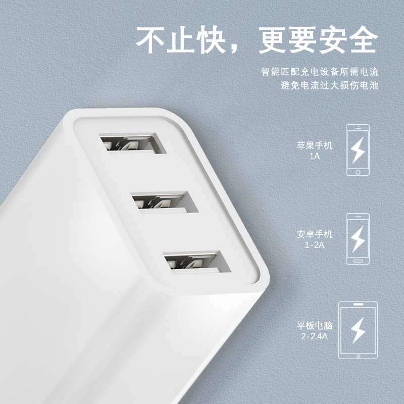 快充电器安卓快充手机数据线usb插头