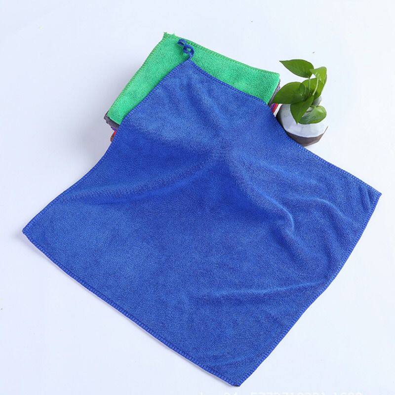 纤维小枕巾口水巾20*20小方巾