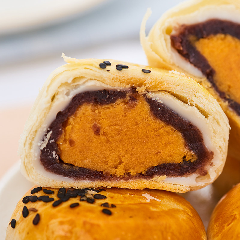 咸蛋黄酥零食面包早餐糕点心营养小休闲小吃办公室红豆传统年货节,淘宝优惠券,粉丝福利购,淘宝优惠卷