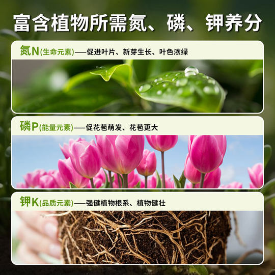 Nutrient soil, general purpose flower soil for flower cultivation