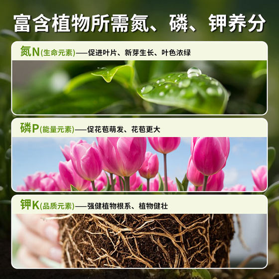 Nutrient soil, general purpose flower soil for flower cultivation