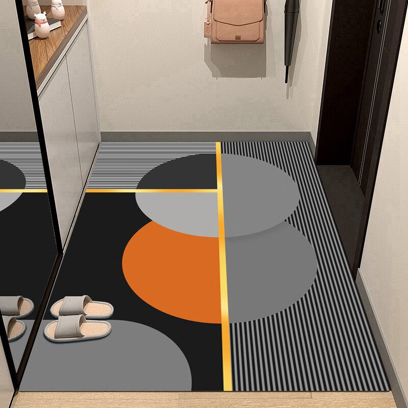 现代入户门地垫高级感硅藻泥玄关进门脚垫门垫客厅地毯可裁剪防滑,淘宝优惠券,粉丝福利购,淘宝优惠卷