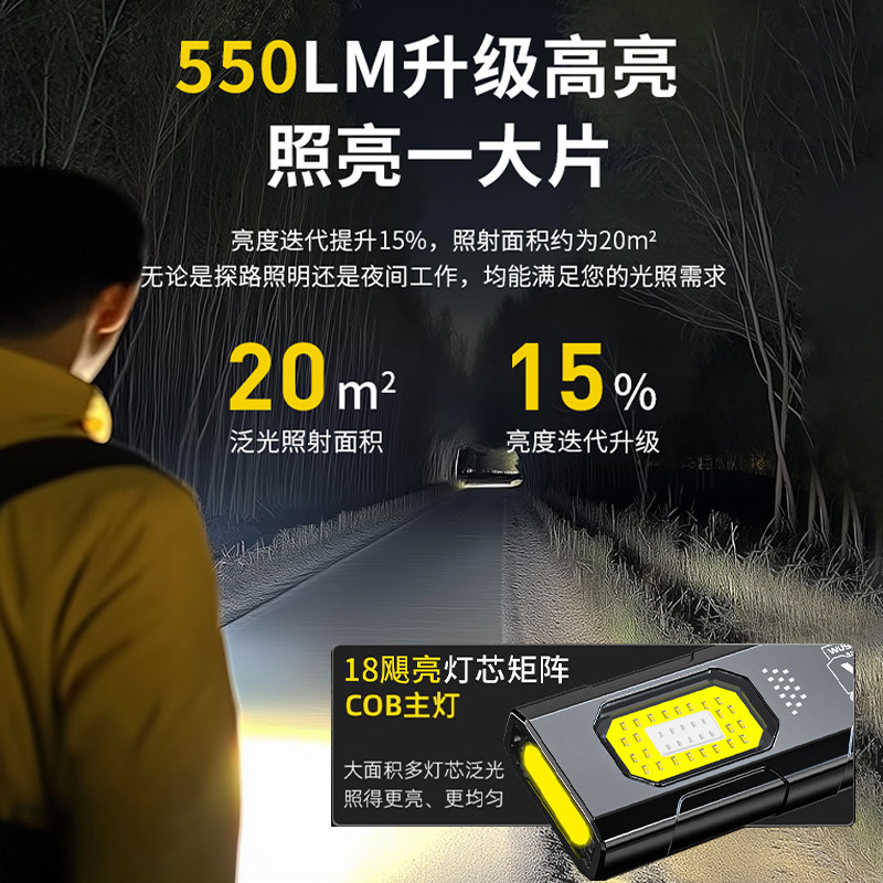 手电筒强光充电超亮迷你小型便携汽修维修灯磁吸式led工作灯笔灯,淘宝优惠券,粉丝福利购,淘宝优惠卷