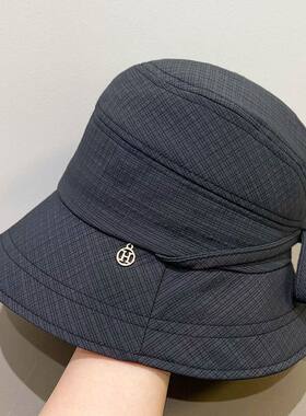 女士化疗帽术后光头专用帽子夏季月子防晒遮阳渔夫帽白色可折叠