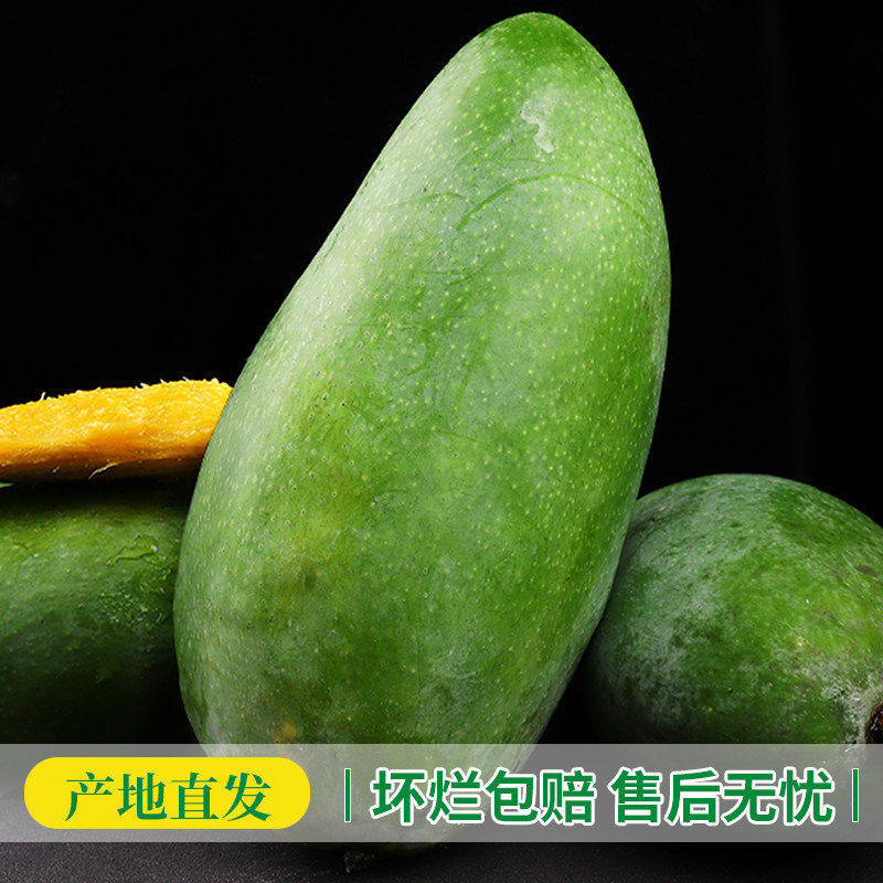 越南进口大青芒果新鲜热带水果脆甜芒生吃大果金煌芒当季现货精选