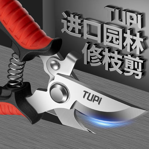修剪树枝专用剪刀修枝剪刀SK5钢园林园艺果树剪剪子剪枝工具剪刀 - 图0