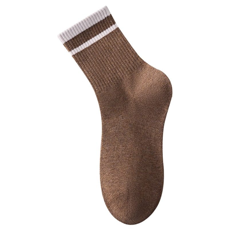 纯棉袜子女2025新款爆款秋冬季美拉德中筒袜运动防臭无骨女士长袜,淘宝优惠券,粉丝福利购,淘宝优惠卷