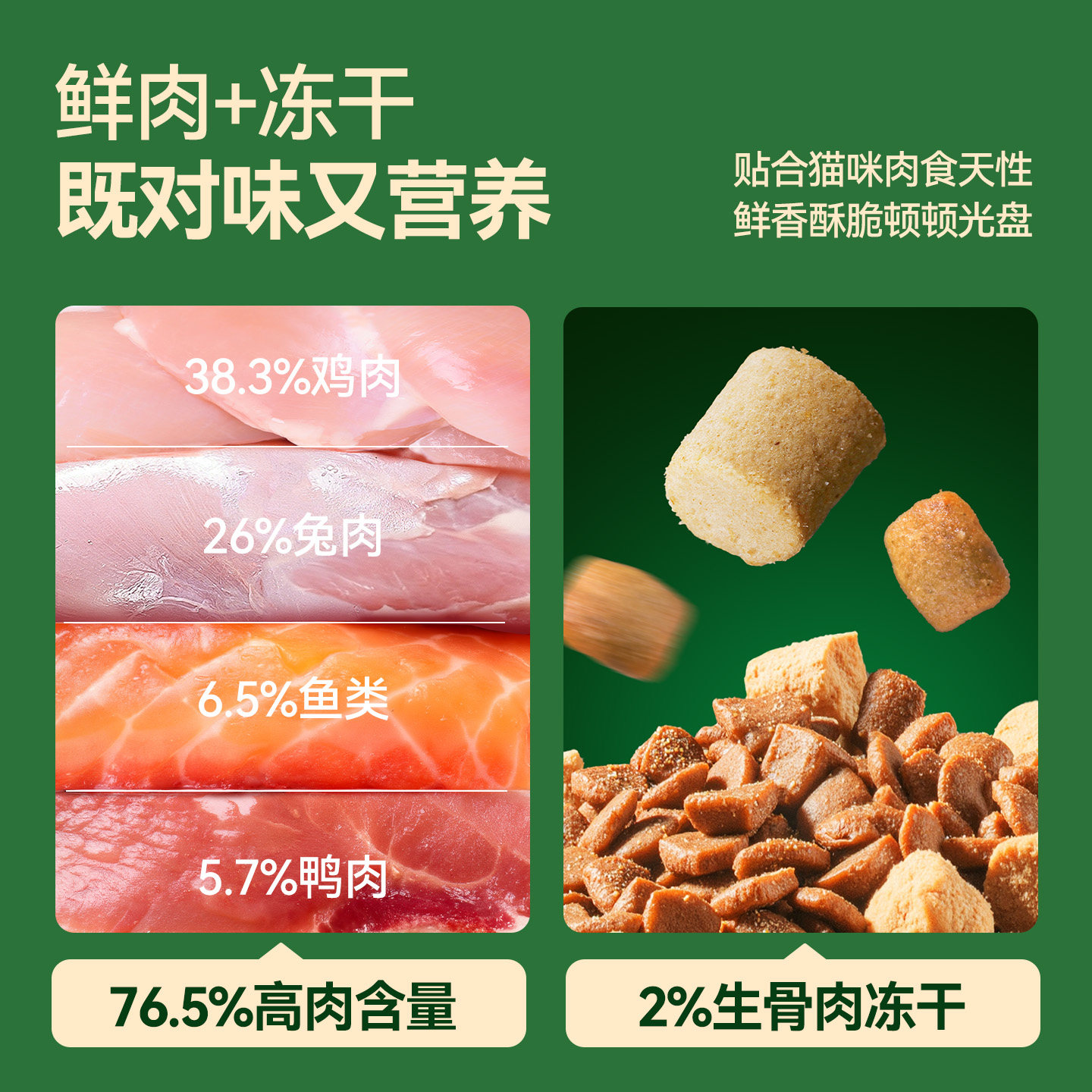 笑宠爵兔鲜森猫粮鲜肉猫咪成猫幼猫专用长肉发腮营养20斤装,淘宝优惠券,粉丝福利购,淘宝优惠卷