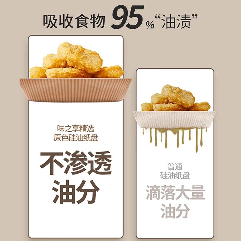 空气炸锅专用纸烤盘吸油纸垫纸家用食物硅油纸锡纸碗烘焙锅子电炸,淘宝优惠券,粉丝福利购,淘宝优惠卷