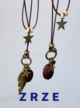 禅意叶子链复古文艺风