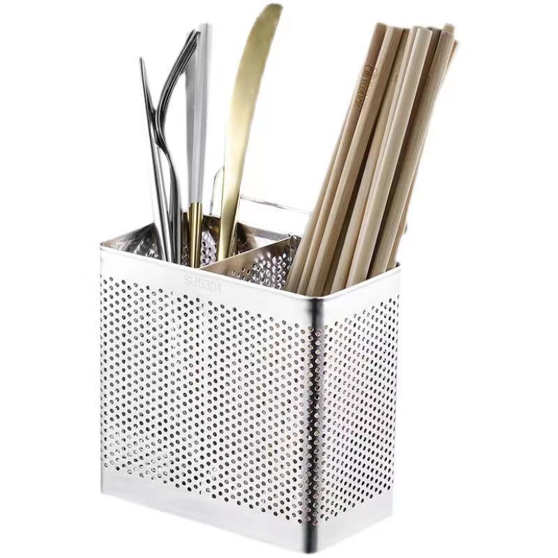 Master Hao Guangxi Chopsticks Stainless Steel Double Compartment Chopstick Cage