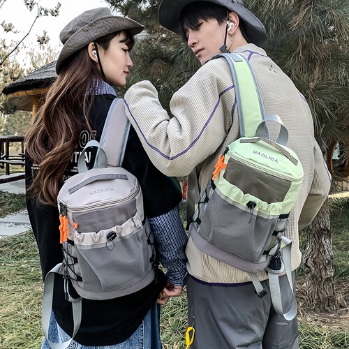 户外登山包运动双肩包女士旅游轻便爬山背包小型书包徒步防水出行 - 图1