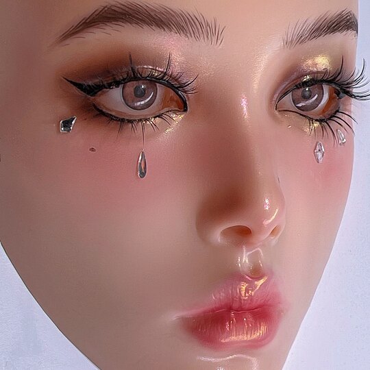 Cloud face full face makeup exercise board practice leather makeup artist makeup student silicone hard board simulation makeup school