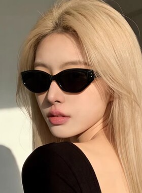 复古猫眼墨镜女款高级感