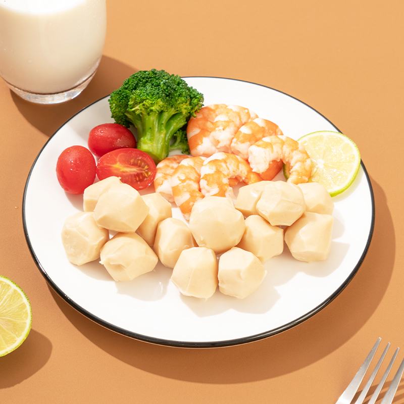 痴我鸡胸肉丸健身代餐开袋即食轻食鸡肉丸子饱腹速食品解馋吃不胖-图1