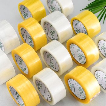 ກ່ອງເຕັມຂອງ tape sealing tape express packaging logistics delivery tape wholesale large roll strong sealing tape tape special price ກວ້າງ 6.0cm