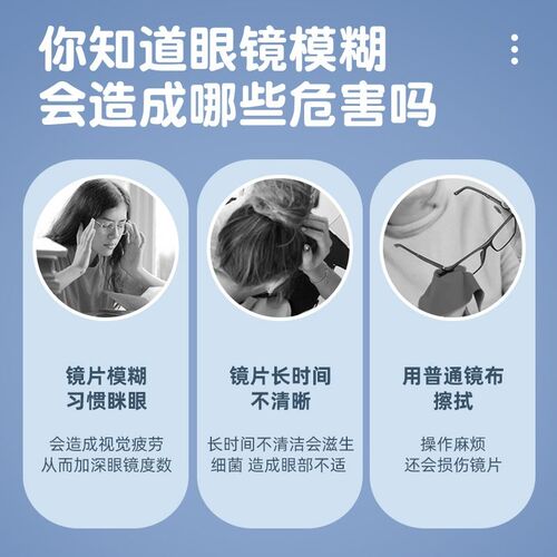 眼镜清洗液洗眼镜液水手机电脑屏幕眼睛镜片专用喷雾清洁剂护理液