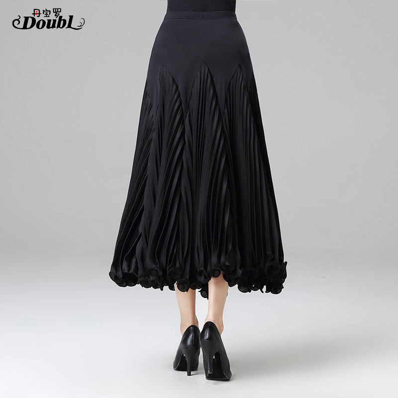 丹宝罗交际舞大摆半身裙国标舞裙华尔兹摩登舞舞裙裙子广场舞舞裙,淘宝优惠券,粉丝福利购,淘宝优惠卷