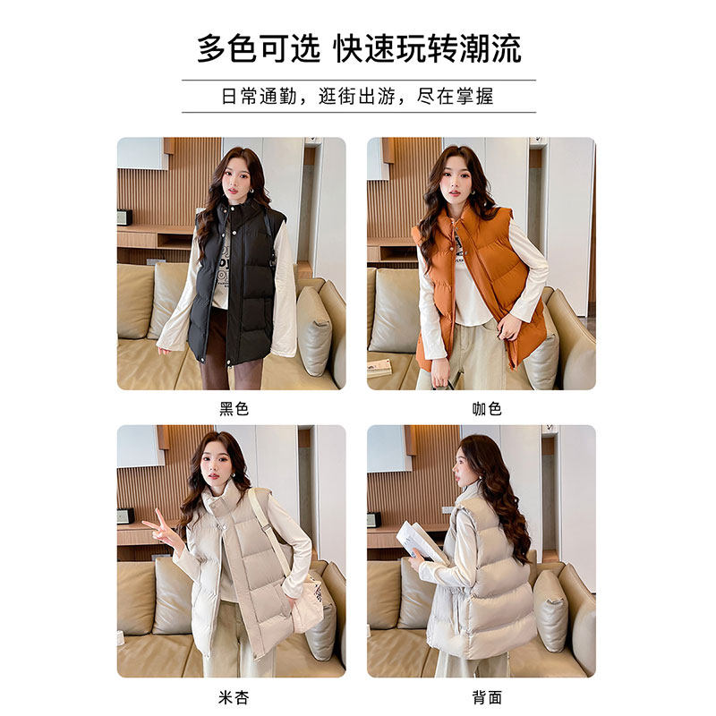 真维斯马甲女款2025新款秋冬季短款棉服加厚外套羽绒棉背心女防风,淘宝优惠券,粉丝福利购,淘宝优惠卷