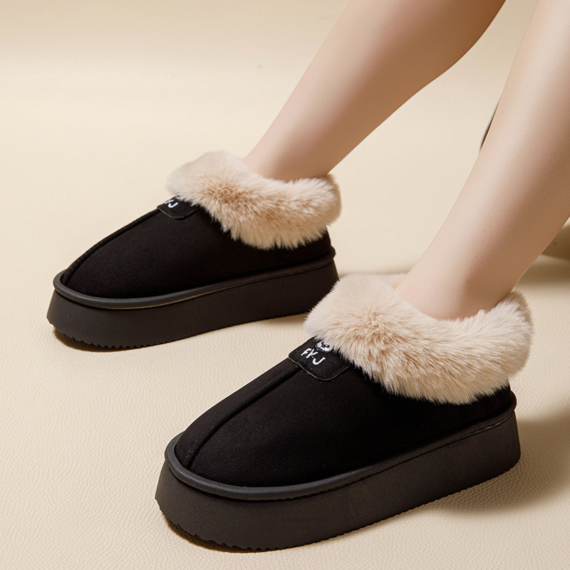 厚底雪地靴女加绒冬季加厚保暖女款毛棉鞋防寒防滑外穿2025鞋全包