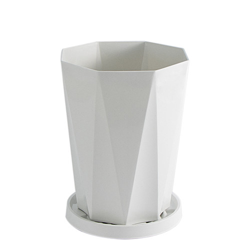 家用轻奢高级感树脂花盆金钱树龟背竹天堂鸟幸福树客厅盆栽大花盆 - 图3