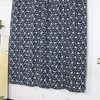 New Chinese style retro curtain door curtain polyester cotton blue printed fabric ethnic style home fabric living room bedroom curtain fabric