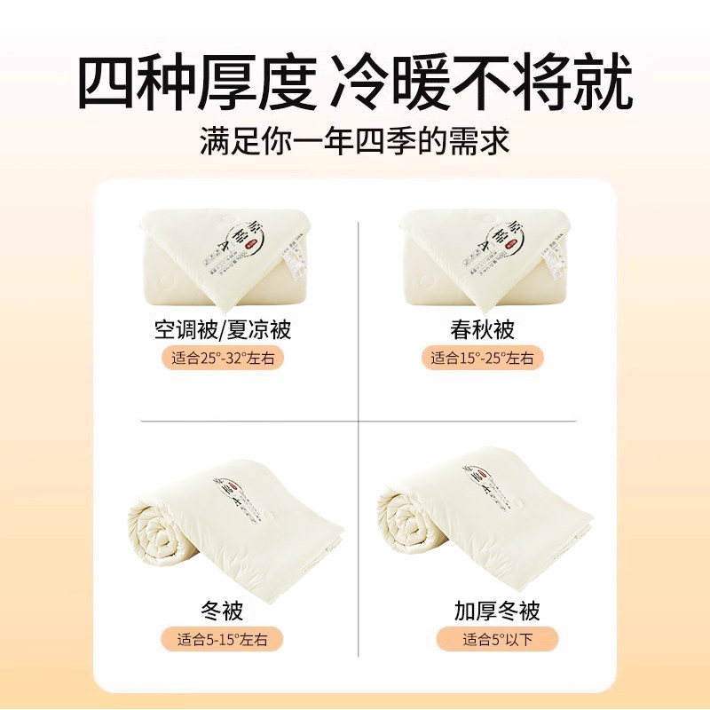 A类母婴级大豆纤维被四季通用春秋被子冬被加厚被芯双人单人原棉,淘宝优惠券,粉丝福利购,淘宝优惠卷