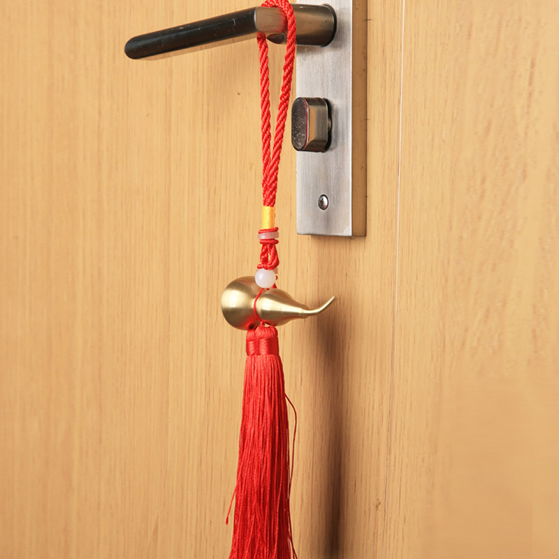 黄铜葫芦挂件开口空心胡芦开盖家居纯黄铜摆件装饰工艺品入户吉祥