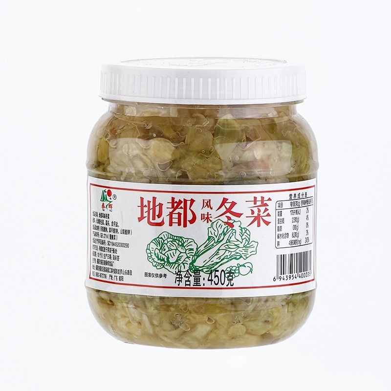 潮师傅潮汕地都冬菜特产海鲜砂锅粥配菜下饭菜即食腌制【2瓶装】-图3