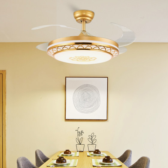 Scenery fan ABS4 voice fan light ceiling fan light manufacturer