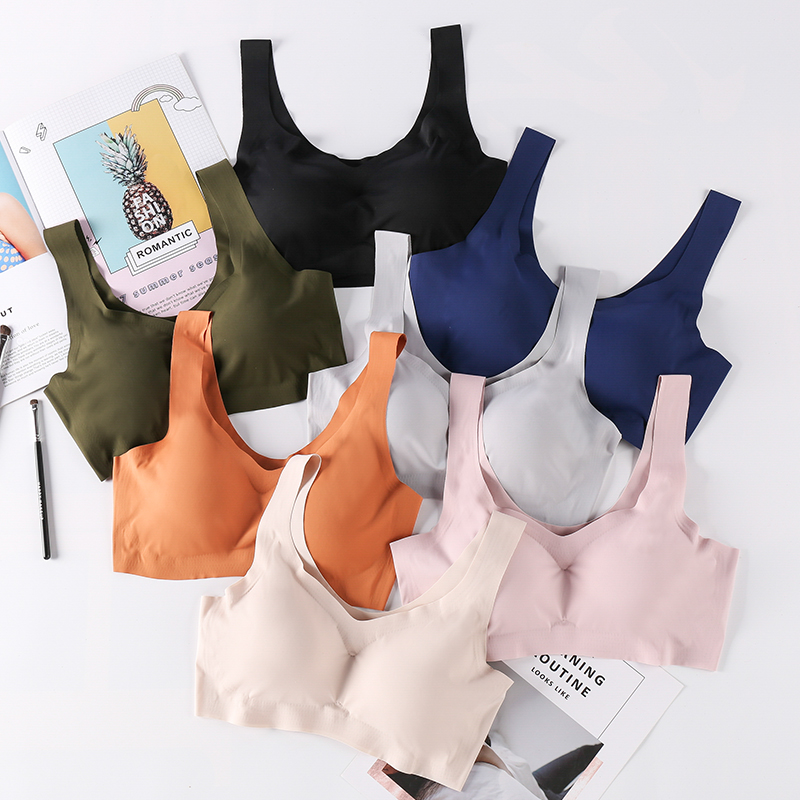 运动孕妇吊带冰丝无痕无钢圈裹胸 天天特卖工厂店文胸