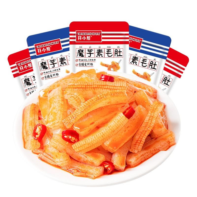 火锅素毛肚魔芋休闲香辣零食麻辣小吃辣条批发解馋小零食辣味散装 - 图3