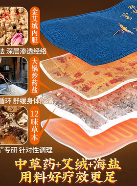 肩颈热敷海盐艾草盐袋热敷包理疗袋电加热颈椎部披肩膀疼痛神器