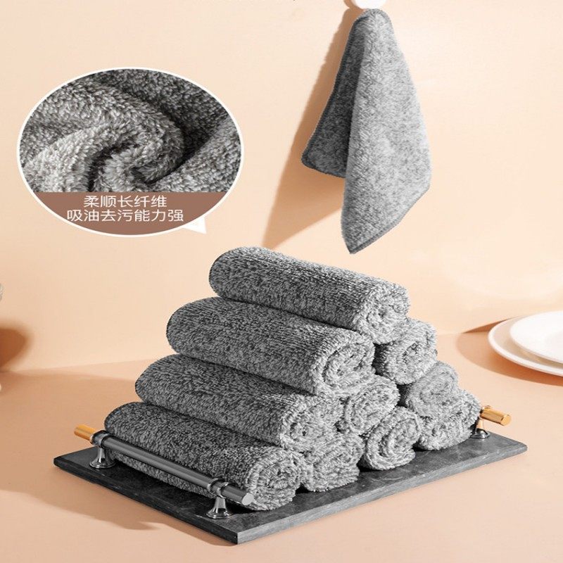 抹布厨房专用洗碗布不掉毛竹炭纤维清洁布家用吸水毛巾家务擦桌布,淘宝优惠券,粉丝福利购,淘宝优惠卷