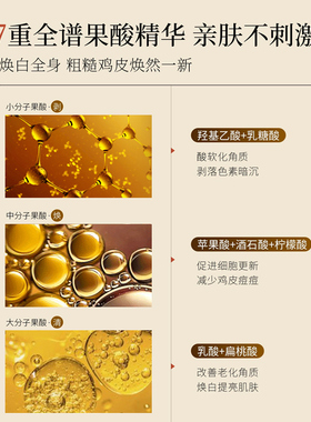 保湿果酸身体乳润肤乳滋润皮肤干燥持久留香男女士专用烟酰胺乳液