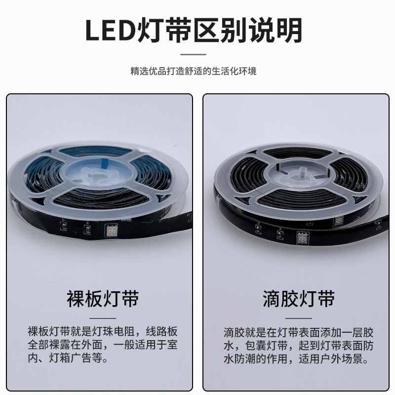 LED灯带5V5050rgb手机蓝牙APP控制USB电脑氛围电视彩色背景灯条 - 图1