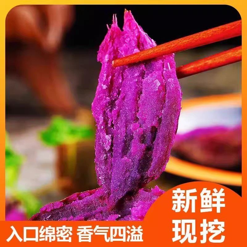 沙地新鲜紫薯现挖农家自种蜜薯紫心番薯蔬菜一整箱批发价软糯香甜,淘宝优惠券,粉丝福利购,淘宝优惠卷