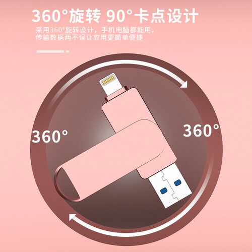 u盘苹果接口适用手机电脑两用iPhone内存256g专用u优盘储存128g - 图1