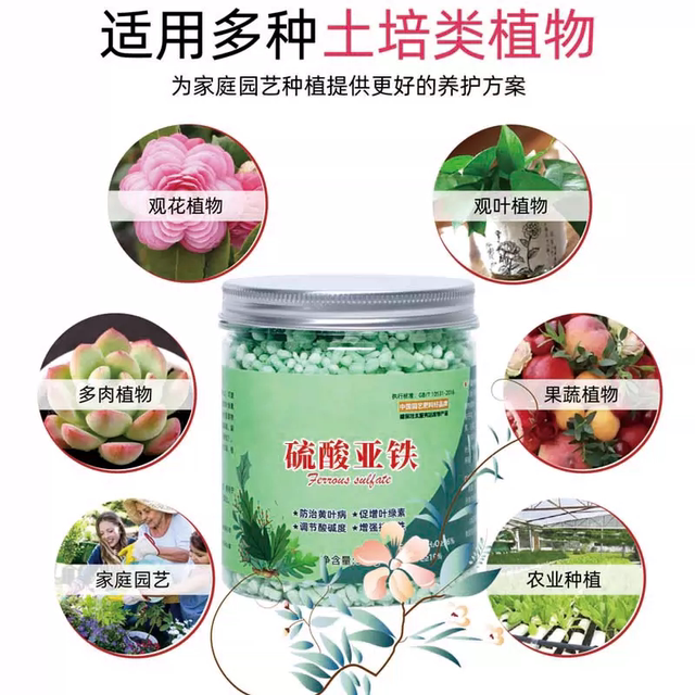 Ferrous sulfate water-soluble fertilizer