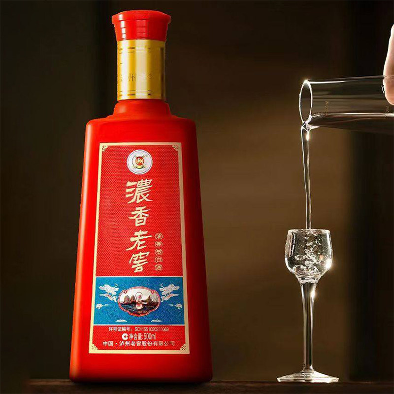 泸州老窖浓香型白酒52度礼袋500ml*2瓶