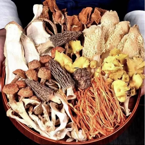 云南包料菌汤干货姬松茸羊肚菌菌汤七彩包煲汤食材 - 图0